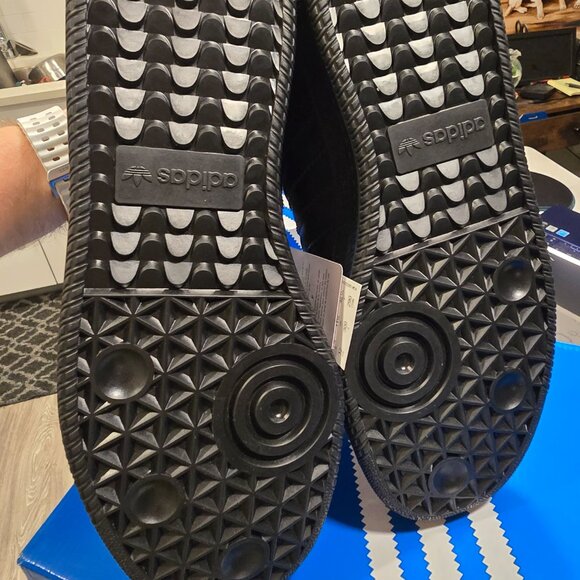 Adidas Samba XLG JI3195 Unisex Triple Black Originals Men's Size 12 Shoes NEW - Picture 7 of 16